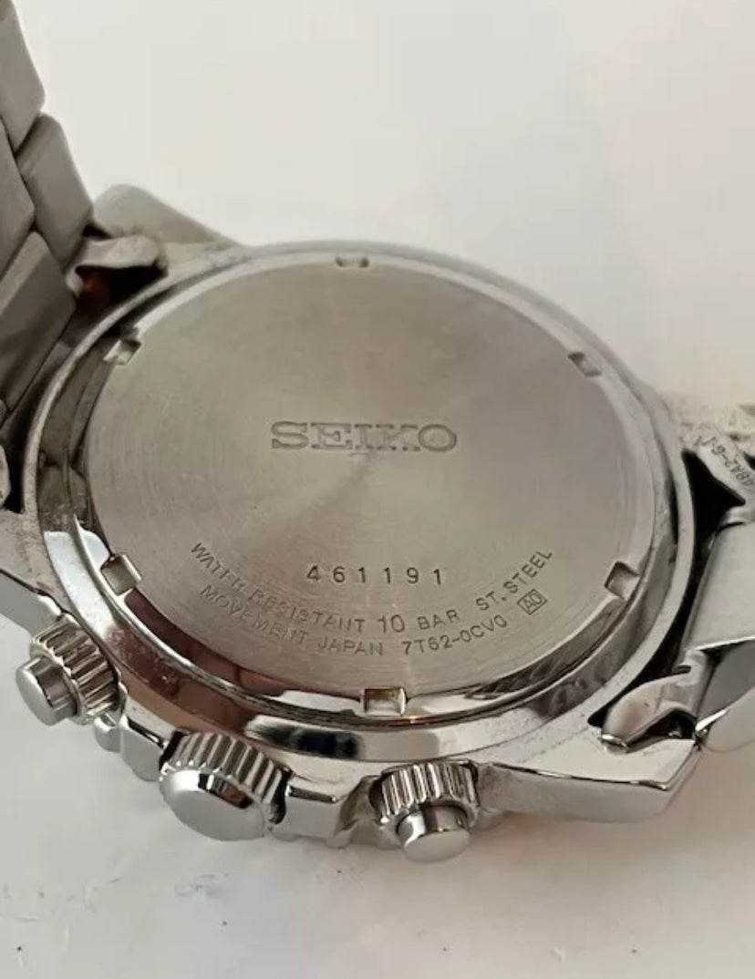 Seiko Chronograph 7T62-0CV0 42mm Boxed