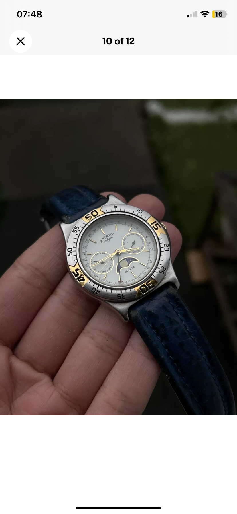 1 Rotary MoonPhase With Original Strap 40mm MENS