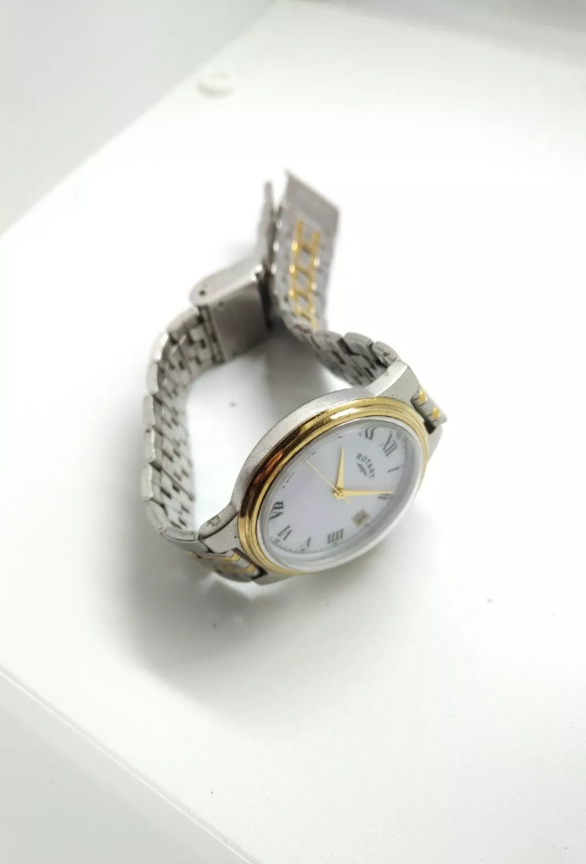 Rotary Two-Tone Dress Watch 1980’s REF 10128