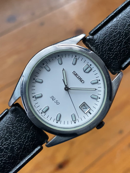 Seiko SQ 50 Date Quartz 40mm MENS