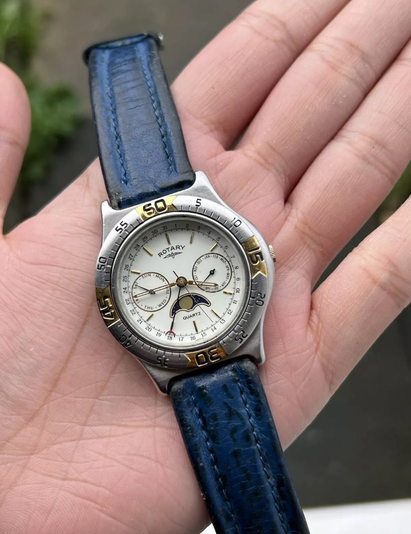 1 Rotary MoonPhase With Original Strap 40mm MENS