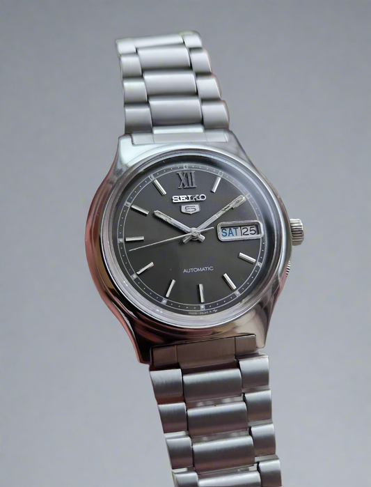 1 Seiko 5 Automatic Rare Dark Grey Dial MENS