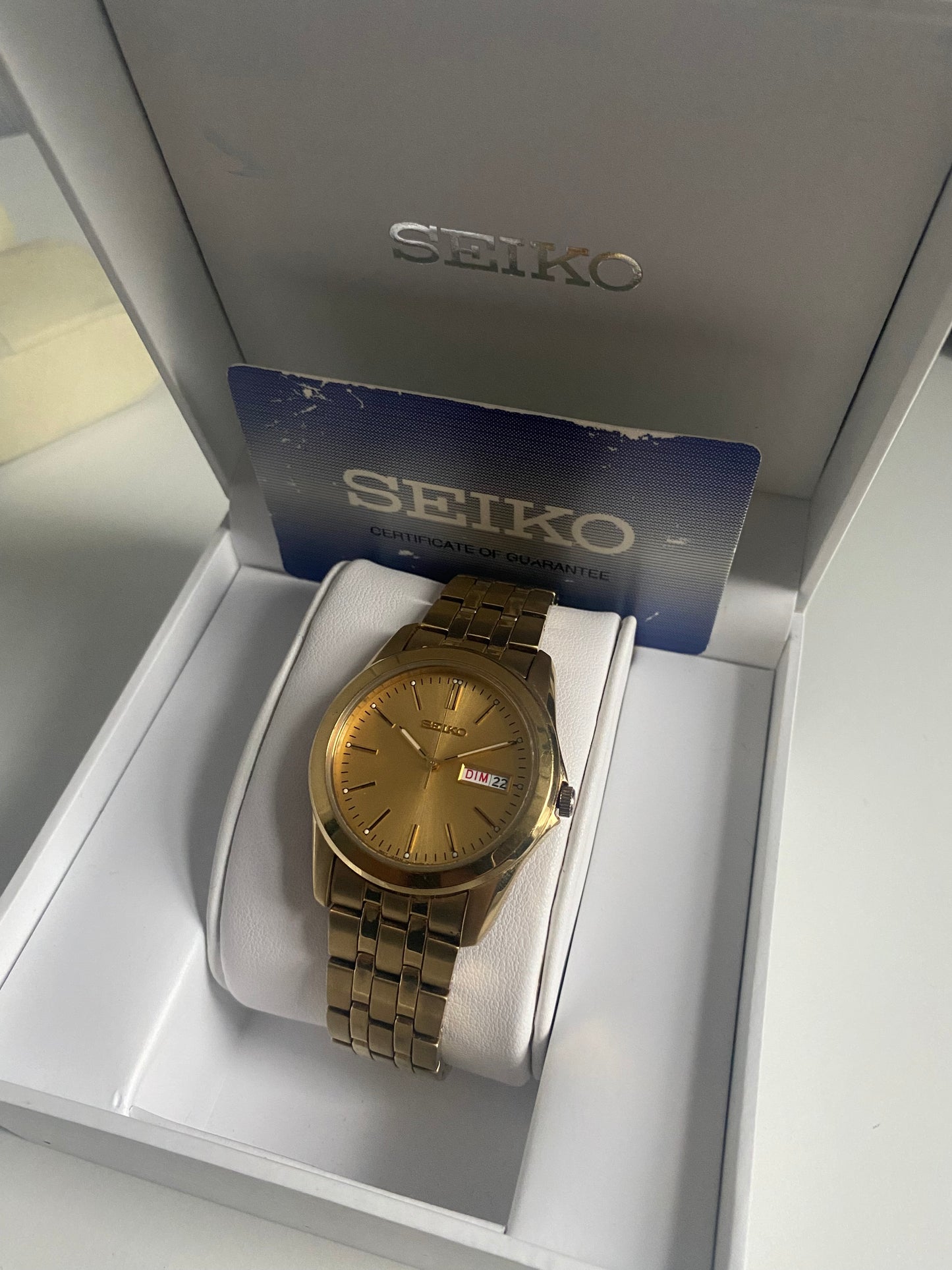 Seiko 7N43-0AM0  Box & Papers MENS