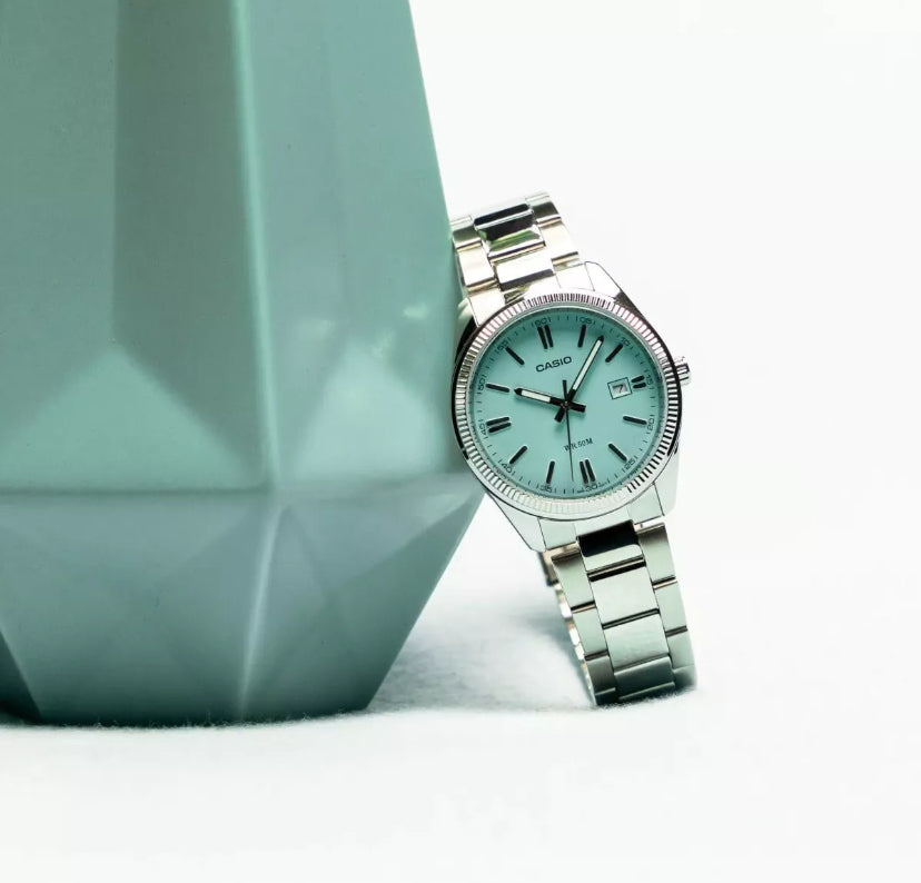 Casio Tiffany Blue MTP-1302PD-2A2VEF 44mm