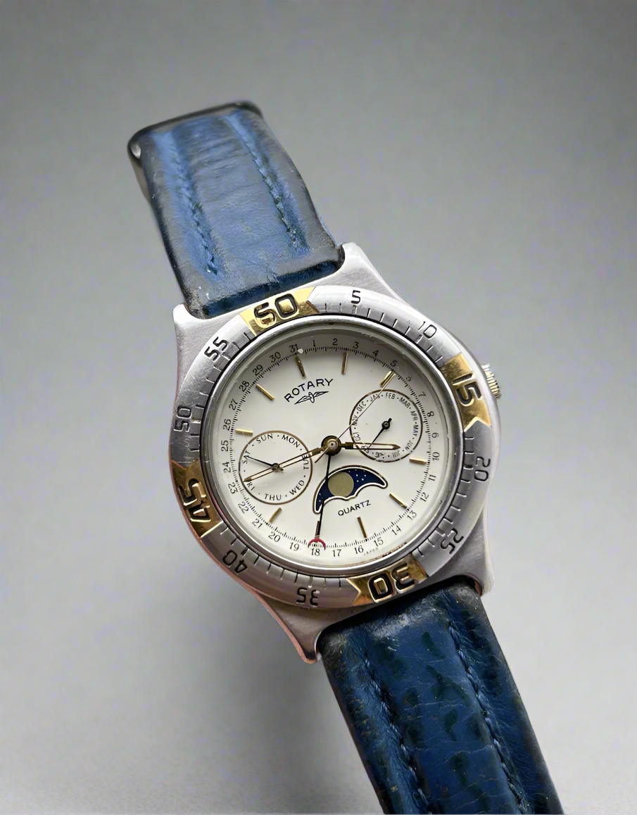 1 Rotary MoonPhase With Original Strap 40mm MENS