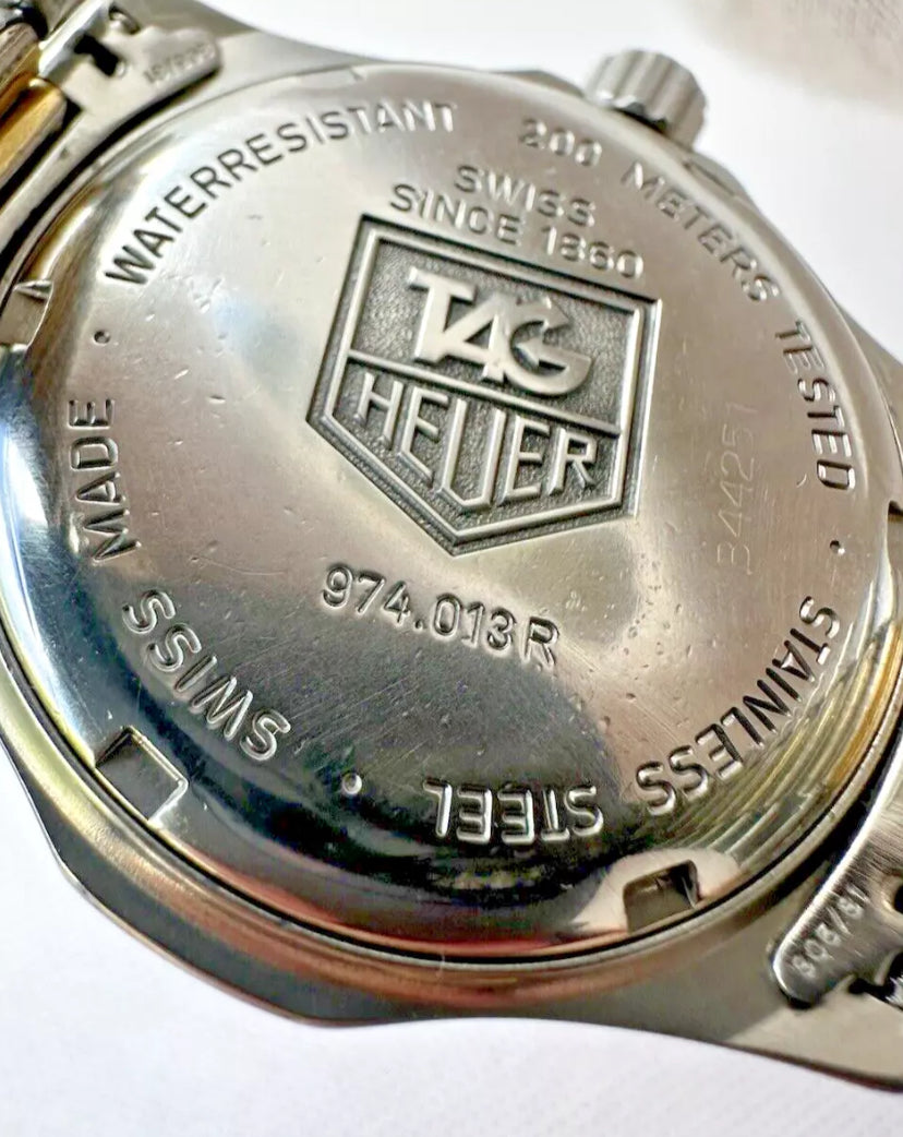 2 TAG Heuer Professional 2000 Champagne Dial MENS