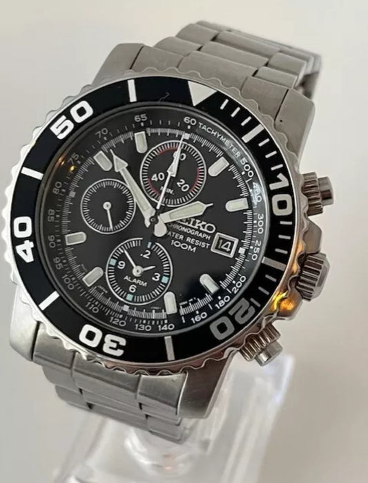 Seiko Chronograph 7T62-0CV0 42mm Boxed